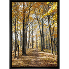Autumn Leaves - Toile encadree - 22" x 31"-Impression d'art de haute qualité avec passe-partout et encadrement professionnel