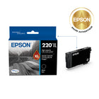 Epson - T220 Cartouche d'encre - Grande capacité - Noir-L'emballage comprend une cartouche d'encre noire. Haut rendement