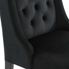 Modway - Baronet Performance Velvet Chaises de salle à manger Ensemble de 2 - Noir-9