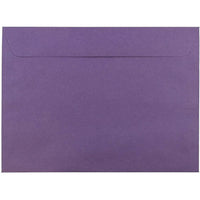 JAM Paper - Enveloppes lisses format livret pour invitations, 9 x 12 po, violet foncé, 1000 par paquet-Violet foncé