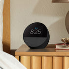 Amazon - Réveil intelligent Echo Spot (2024) - Noir-GARDER VOTRE FOYER COMFORTABLE : contrôlez vos appareils intelligents compatibles. Demandez à Alexa d'allumer les lumières ou touchez l'écran pour les tamiser. Créez des routines activées par le mouvement pour baisser le thermostat lorsque vous quittez votre domicile ou pour ouvrir les stores quand vous entrez dans une pièce.