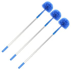 Gritt Commercial - Brosse chasse-toiles avec manche télescopique de 6 pi - Lot de 3-Idéale pour atteindre facilement les coins et les espaces étroits