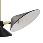 Modway - Journey Bras 3-léger de 3" Pendentif - Noir-Compatible DEL, Assemblée requise