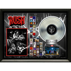 Rush collage With Platinum LP - Impression encadree - 34" x 26"-Qualité supérieure - music memorabilia