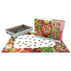 Eurographics - Casse-tête de la table italienne - 1000 pièces-Panneau bleu européen