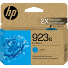 HP - Encre 923E EvoMore - rendement élevé - cyan-Cette cartouche fonctionne avec : HP OfficeJet 8122e, HP OfficeJet Pro 8135e, 8138e, 8139e