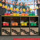 Teacher Created Resources - Orange Plastic Storage Caddy, Pack de 6-6