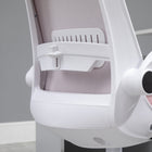 Vinsetto - Chaise de bureau à bascule respirante avec accoudoirs relevables - rose-Couleur : rose, blanc