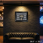 Maple Leaf Gardens Final Season Replica Ticket Set - Impression encadree - 36" x 28"-Dimensions finales: 36.5x28.5
