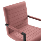 Modway - Savoy Performance Velvet Chaises de salle à manger Ensemble de 2 - Rose poussiéreuse-9