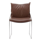 Zuo - Pola Chaise de salle à manger - Brun - Ensemble de 2-Confort moelleux et matériaux durables