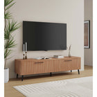 Manhattan Comfort - Meuble TV Jodie 68,9 po style Mid-Century Modern - Érable-Recommandé pour un téléviseur jusqu'à 75 pouces