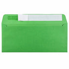 JAM Paper Enveloppes recyclées Peel & Seal n° 10 (4,13 x 9,5 po), rabat à peler et coller, vert, 500/bte-Enveloppes recyclées en papier vert