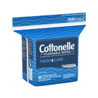 Cottonelle – Lingettes nettoyantes, jetables dans les toilettes, paq./168 -Nouvelle texture CleanRipple à pouvoir nettoyant accru