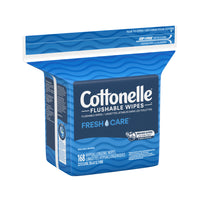 Cottonelle – Lingettes nettoyantes, jetables dans les toilettes, paq./168 -Nouvelle texture CleanRipple à pouvoir nettoyant accru
