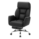 Monarch Specialties - 7275 Chaise de Bureau Ergonomique Aspect Cuir - Noir-Rafraîchissez votre espace de travail avec cette chaise de bureau à dossier haut, dotée d'une silhouette ergonomique à dossier haut avec rembourrage en mousse pour une assise confortable