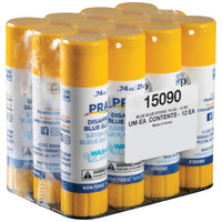 Prang - Bâton de colle lavable - 0,74 oz - Bleu - Paquet de 12-Parfait pour une utilisation sur papier, photos et tissus