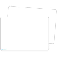 Teacher Created Resources Tableau blanc effaçable à sec double face de qualité supérieure, paquet de 10-10 tableaux blancs double face par paquet avec surface inscriptible/effaçable sans traces.