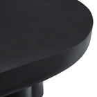 Modway - Caspian Béton ovale Table basse - Noir-9