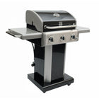Kenmore - Barbecue au gaz sur piédestal à 3 brûleurs - Noir-Surface de cuisson principale : 381,8 pouces carrés.