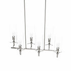 Modway - Skylark 6-Lumière Lustre - Nickel poli transparent-ETL répertorié pour les emplacements humides