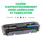 CIG - Cartouche de toner CF411A HP 410A remise à neuf - rendement standard - cyan- Garantie de 2 ans avec garantie de performance à 100 %