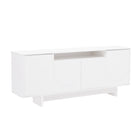 Manhattan Comfort - Buffet moderne Ella 180 cm - Blanc-Recommandé pour un téléviseur jusqu'à 65 pouces