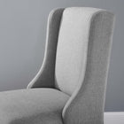Modway - Baron Tissu rembourré Tabouret de comptoir - Gris clair-Finition de tête de clou polie