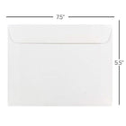 JAM Paper Enveloppes format livret à rabat droit gommé, 5 1/2 x 7 1/2 po, blanches, 1000 par paquet-Parfait pour les cartes de vœux, les invitations, les mariages ou toute autre annonce