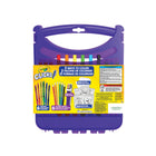 Crayola - Mallette de coloriage Clicks-Portatif et ordonné : la mallette de transport robuste permet de ranger vos fournitures artistiques et de les emporter facilement en voyage, à l'école ou à la maison