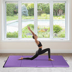 Soozier - Tapis De Gymnastique Pliant 4 pi L x 8 pi L x 2 po P - Tapis D’Exercice Avec Poignées De Transport Pour Yoga - Mma - Arts Martiaux - Violet-Mousse EPE écologique haute densité ferme de 2 po d'épaisseur pour un confort et une durabilité ultimes  