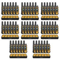 DEWALT - DXFRS800 lot de 48 radios robustes avec 8 chargeurs à 6 ports-22 canaux préréglés sont préréglés avec des codes de confidentialité