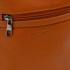 CHAMPS - Collection Onyx Sac à bandoulière vertical - Brun-Fermeture à glissière avant