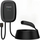 Emporia - Chargeur de niveau 2 classique 40 A pour véhicules électriques avec câble de 7,3 m (24 pi) - NACS (TESLA) - Prise NEMA 14-50 - Noir-Aucun adaptateur requis pour véhicules tesla et nacs permettant recharge directe avec connecteur nacs dédié, fonctionne de manière similaire aux chargeurs tesla incluant ouverture à distance du port de recharge tesla pour plus de commodité
