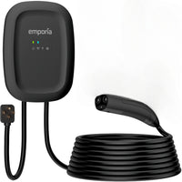 Emporia - Chargeur de niveau 2 classique 40 A pour véhicules électriques avec câble de 7,3 m (24 pi) - NACS (TESLA) - Prise NEMA 14-50 - Noir-Aucun adaptateur requis pour véhicules tesla et nacs permettant recharge directe avec connecteur nacs dédié, fonctionne de manière similaire aux chargeurs tesla incluant ouverture à distance du port de recharge tesla pour plus de commodité
