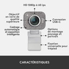Logitech Creators StreamCam - Webcam Premium pour PC et Mac - Blanc-Connexion USB-C rapide : Haut débit de connexion USB-C assure une qualité vidéo HD stable et fiable pour vos gaming en stream, vidéos YouTube, conférence Zoom, rendez-vous Skype, podcasts et plus