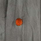 HOMCOM - Clown d'Halloween animatronique avec des yeux lumineux-Couleur : orange, gris 
