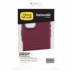 OtterBox - Coque Defender Pro avec MagSafe pour iPhone 16 - Rouge Foxberry-Texture sur toute la surface pour une meilleure adhérence qui aide à prévenir les chutes
