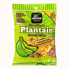 Importations SS Frutas - Croustilles de Plantain Naturellment Sucre - 85g - Paquet de 50-Naturellment Sucre