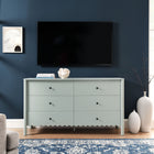 Modway - Emmeline 6 tiroirs festonnés Commode, Sage-Assemblée requise