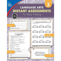 Livre numérique : Carson Dellosa - Instant Assessments for Data Tracking: Language Arts Workbook, 3e année-1