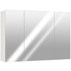 Kleankin - Armoire à pharmacie murale avec miroir - 35 po l x 24 po P - blanc-Conception murale, prend peu de place 
