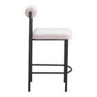 Zuo - Livorno Tabouret de comptoir - Ivory - Ensemble de 2-Garantie limitée de 3 ans