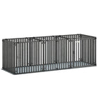 PawHut - Cage pour chien robuste 83 po, grande caisse pour chien avec tapis-Doté d'un cadre en acier robuste et d'une serrure sécurisée, empêchant les évasions 
