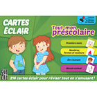 Éditions Caractère - Cartes éclair - Tout mon préscolaire - Français-les cartes sont regroupées par thèmes ce qui a pour but d’aider l’apprenant à organiser et à mémoriser les concepts abordés