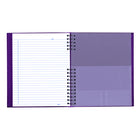 Blueline - Livre de notes NotePro à couverture rigide - 10,75 po L x 8,5 po H - Raisin - 300 pages-Ligné bleu avec marge