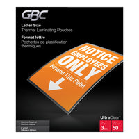 Acco - Pochette de plastification thermique UltraClear - 3 mil - lettre - paquet de 50-Produire des documents qui soient vifs, lumineux et clairs
