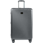 CHAMPS - Ensemble de bagages extensibles à 8 roues - 3 pièces - à parois rigides Collection Iconic II - Argent-Serrures TSA sur les 3 pièces