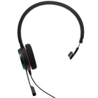 Jabra - Evolve 20 MS Mono Headset with Foam Ear Pad - Teams-La longueur du câble mesure 6,89 pieds, offrant une grande flexibilité pour un usage confortable dans un espace de travail typique.