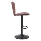 Zuo - Elevate Tabouret de bar - Brun - Ensemble de 2-Dimensions: 21,7 po L x 17,7 po L x 44,5 po H